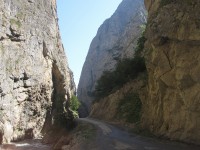 2.Το φαράγγι στο δρόμο για το χωρίο Xinaliq.JPG